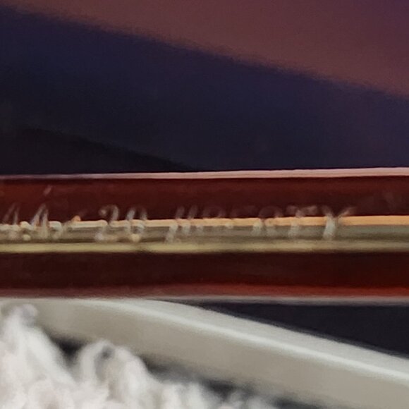 Retro Liberty Vintage Gold Gray Cat Eye Eyeglasses Frames USA Retro Women 44/20 - Picture 8 of 10